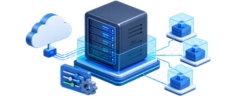 WordPress hosting illustration
