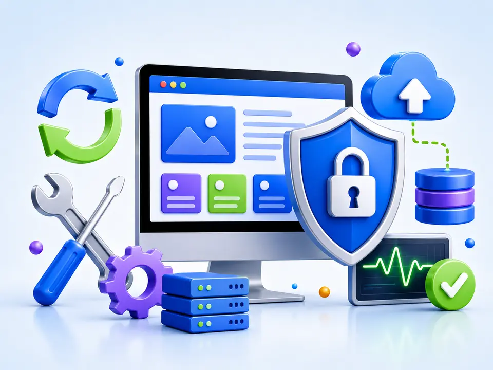 Website maintenance and security